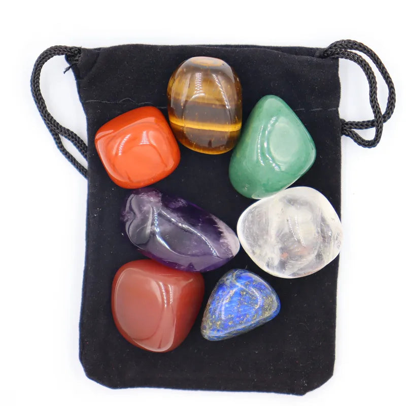 7 Chakra Healing Crystal Set - Tumbled