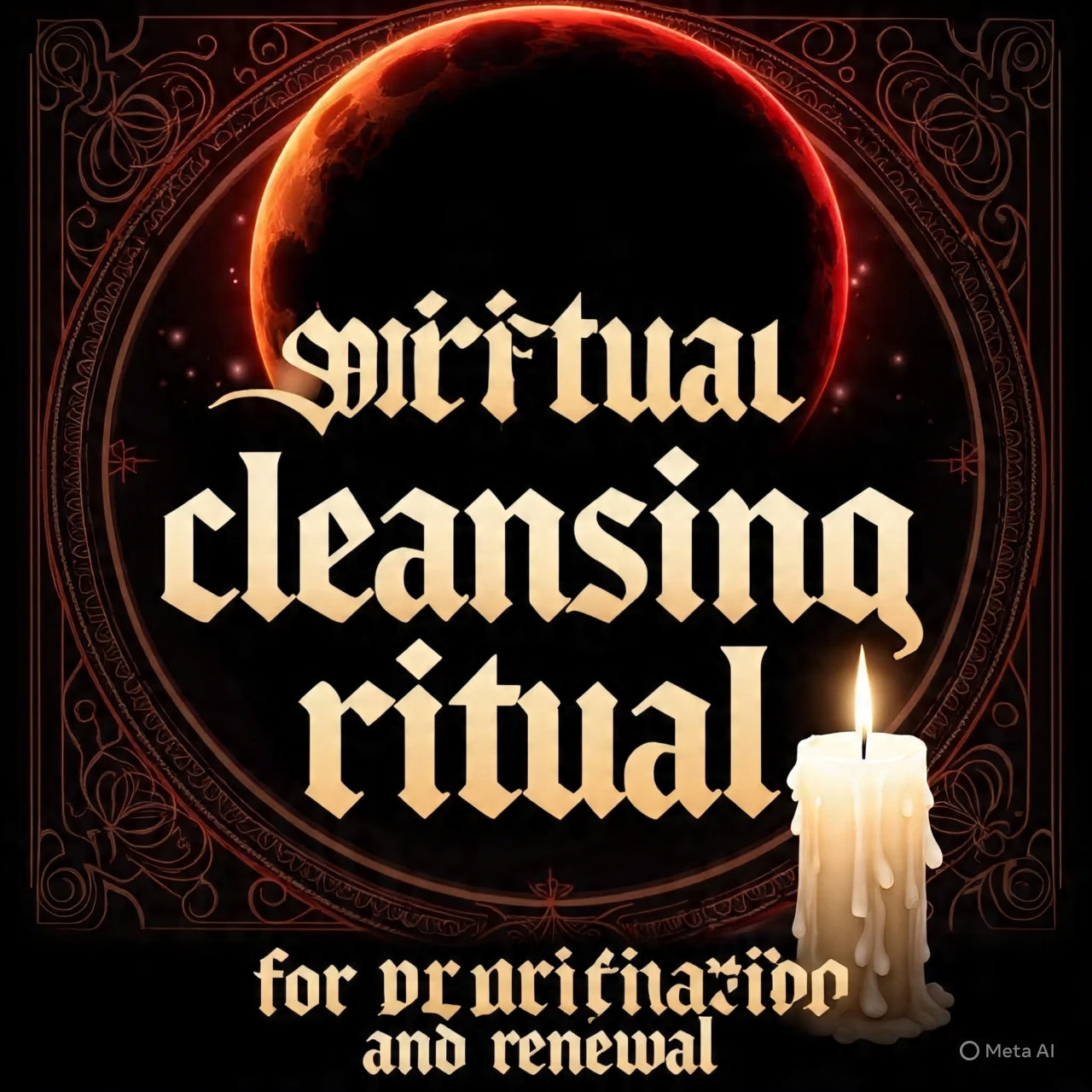 Rituel de purification et de renouvellement spirituel de l'éclipse lunaire