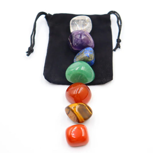 7 Chakra Healing Crystal Set - Tumbled