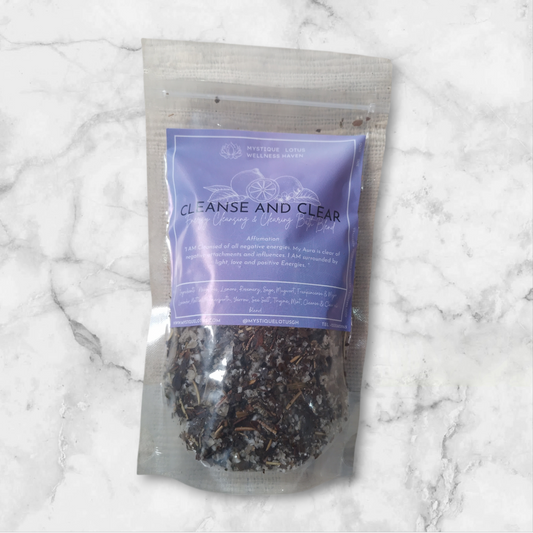 "Cleanse & Clear"  Purifying Salt Bath