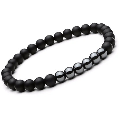 Hematite & Agate Bracelet
