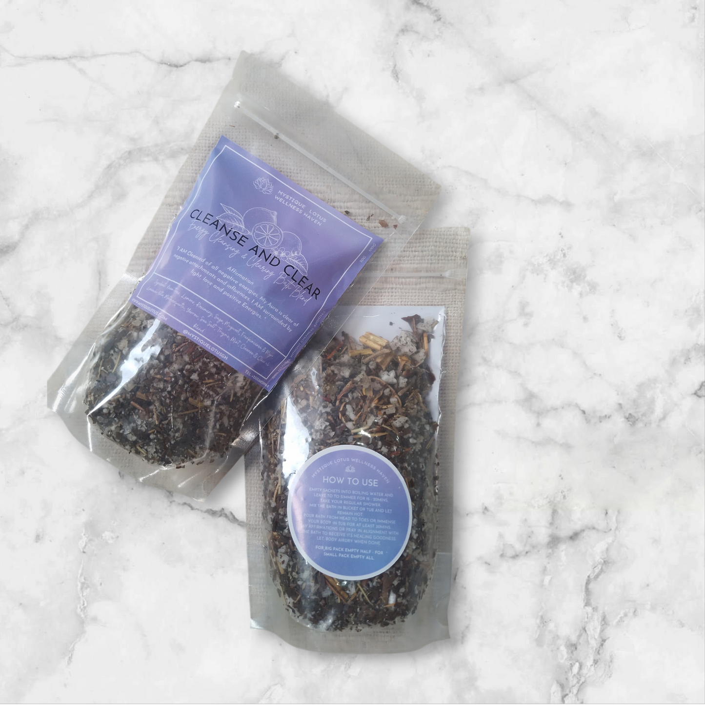 "Cleanse & Clear"  Purifying Salt Bath
